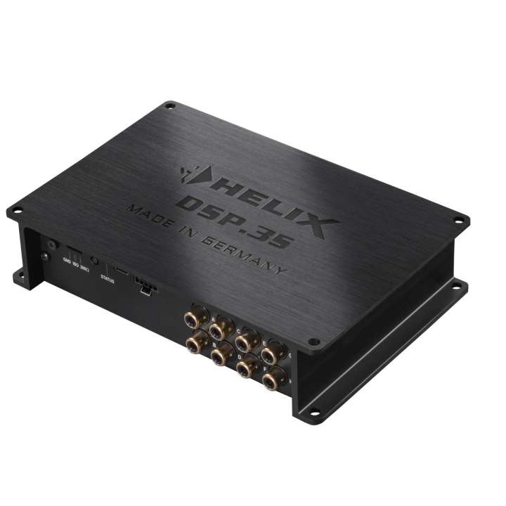 HELIX DSP.3S Processore Digitale Car Audio 8 Canali Out Vista Superiore Inclinata