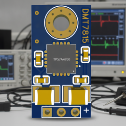 DOMINANT DMT 7815 Gold - Regolatore Positivo Ultra Low Noise Basato su IC Texas Instruments  TPS7A4700