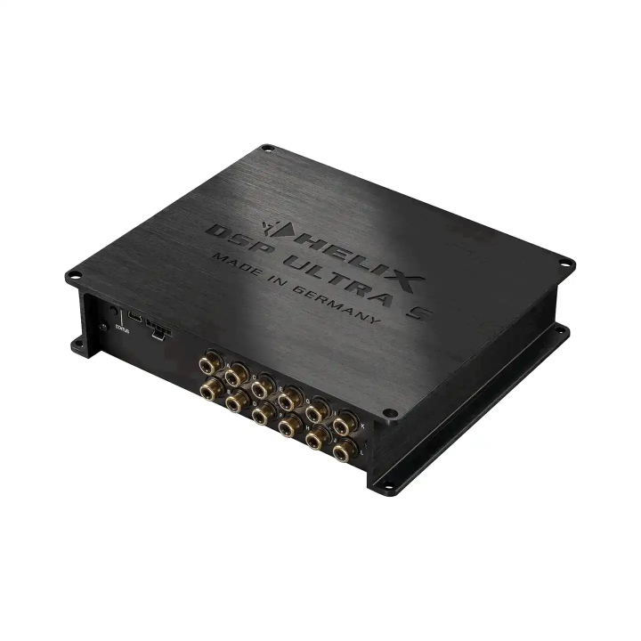 Helix DSP ULTRA S Esperienza Audio di Livello Superiore per Auto Vista Superiore Inclinata.