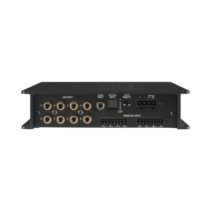 Helix DSP ULTRA S Esperienza Audio di Livello Superiore per Auto Vista Lato Ingressi.