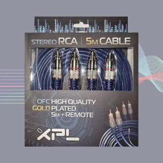 XPL CV005 RCA 5 Metri: Cavo Segnale Prolunga  Pro Audio