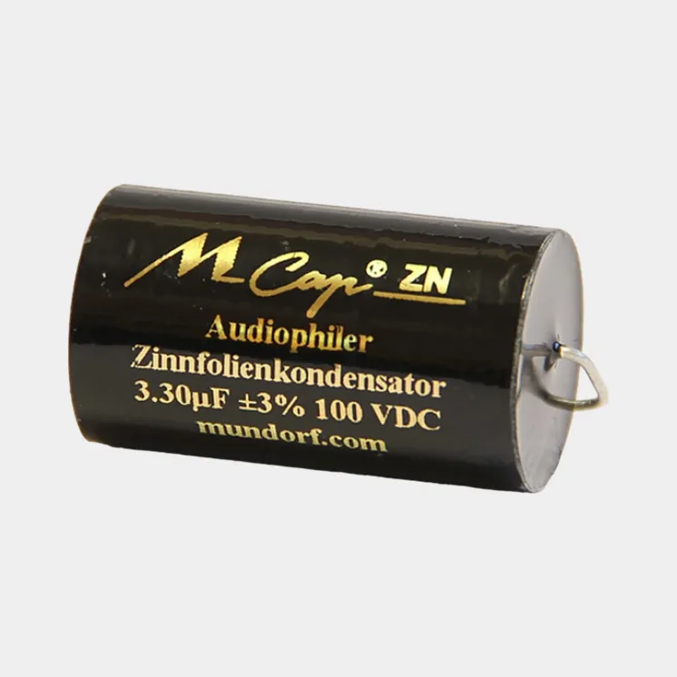 Mundorf MCap® ZN  3,3 uF Audiophiler Condensatore Puro Stagno