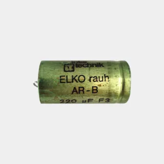 Intertechnik 220 uF Condensatore Elettrolitico Bipolare ELKO RAUH