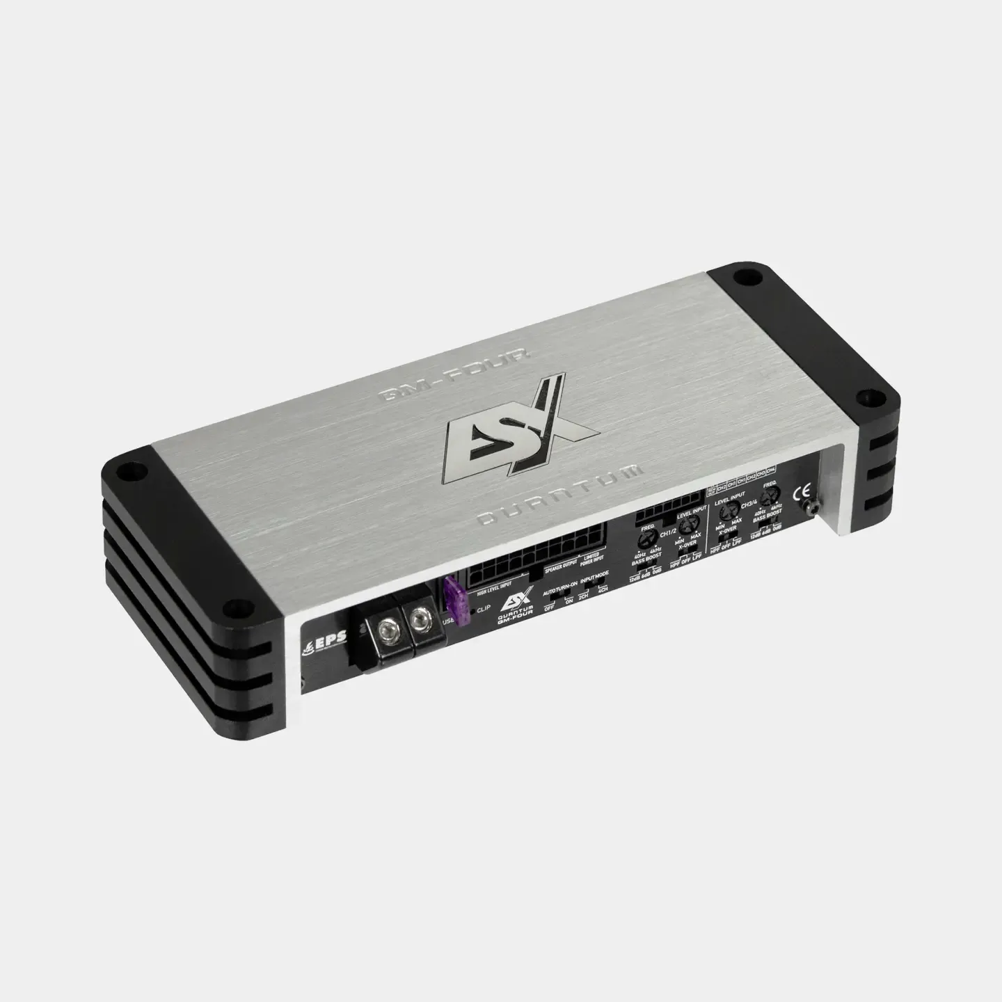Annadue Scheda Amplificatore HiFi Digitale 4 Canali, 4x50W Max, Alimentazione 12-16V DC, Con Ventola Di Raffreddamento Intelligente