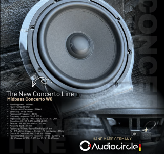 Audiocircle CL-W6 Woofer 6.5" 165mm Concerto Line High End