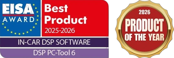 Schermata interfaccia software Helix DSP PC-Tool V6 per taratura processori car audio